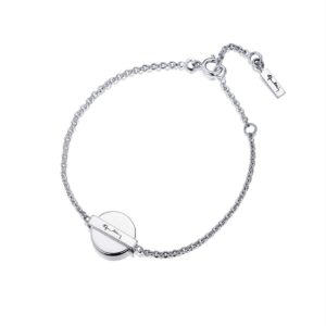 SILVER COIN BRACELET.