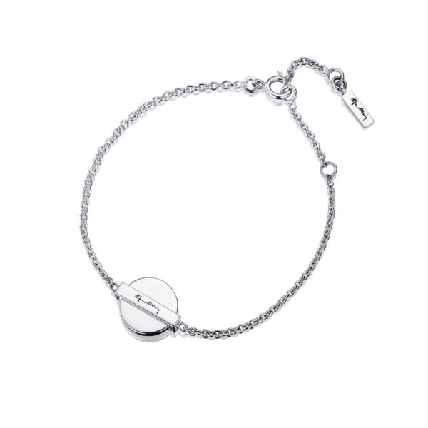 SILVER COIN BRACELET.