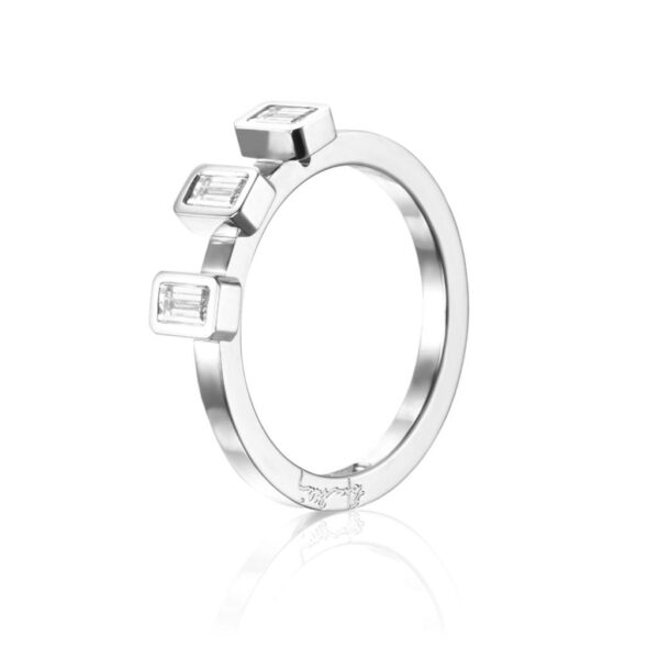 BAGUETTE WEDDING RING 0.30 CT