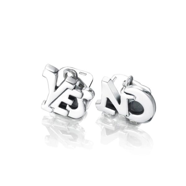 YES/NO CUFFLINKS.