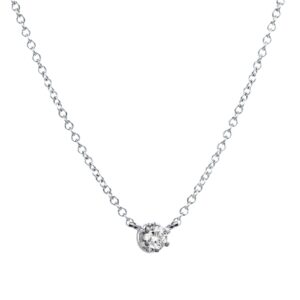 Crown & Stars Necklace 0.19 ct