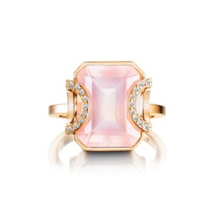 Little Magic Star Ring - Rose Quartz.