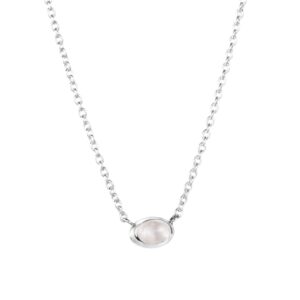 Love Bead Necklace - Rose Quartz