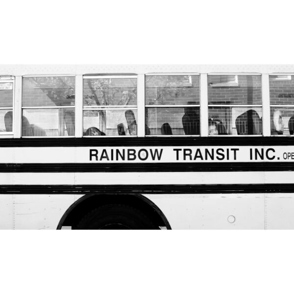 Rainbow transit b:w.