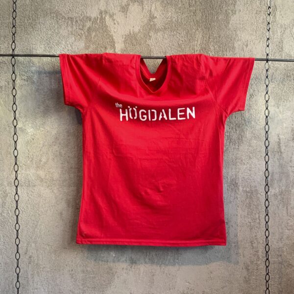 T-SHIRT HÖGDALEN WOMAN - RED.