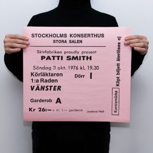 TICKET - Patti Smith