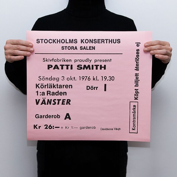 TICKET - Patti Smith
